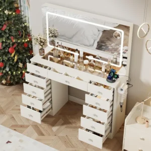 White Makeup Vanity