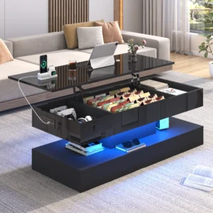 High Glossy LED Coffee Table