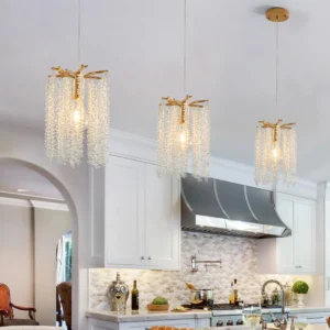 3-Pack Crystal Pendant Lights