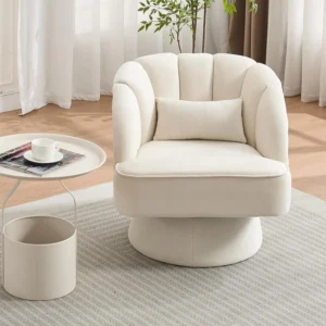 360° Swivel Barrel Accent Chair